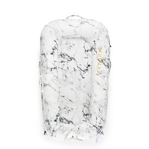 Deluxe+ Dock A Tot in Carrara Marble